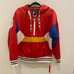 Retro Starter Black Label women’s size S new without tags 1/4 zip hooded jacket